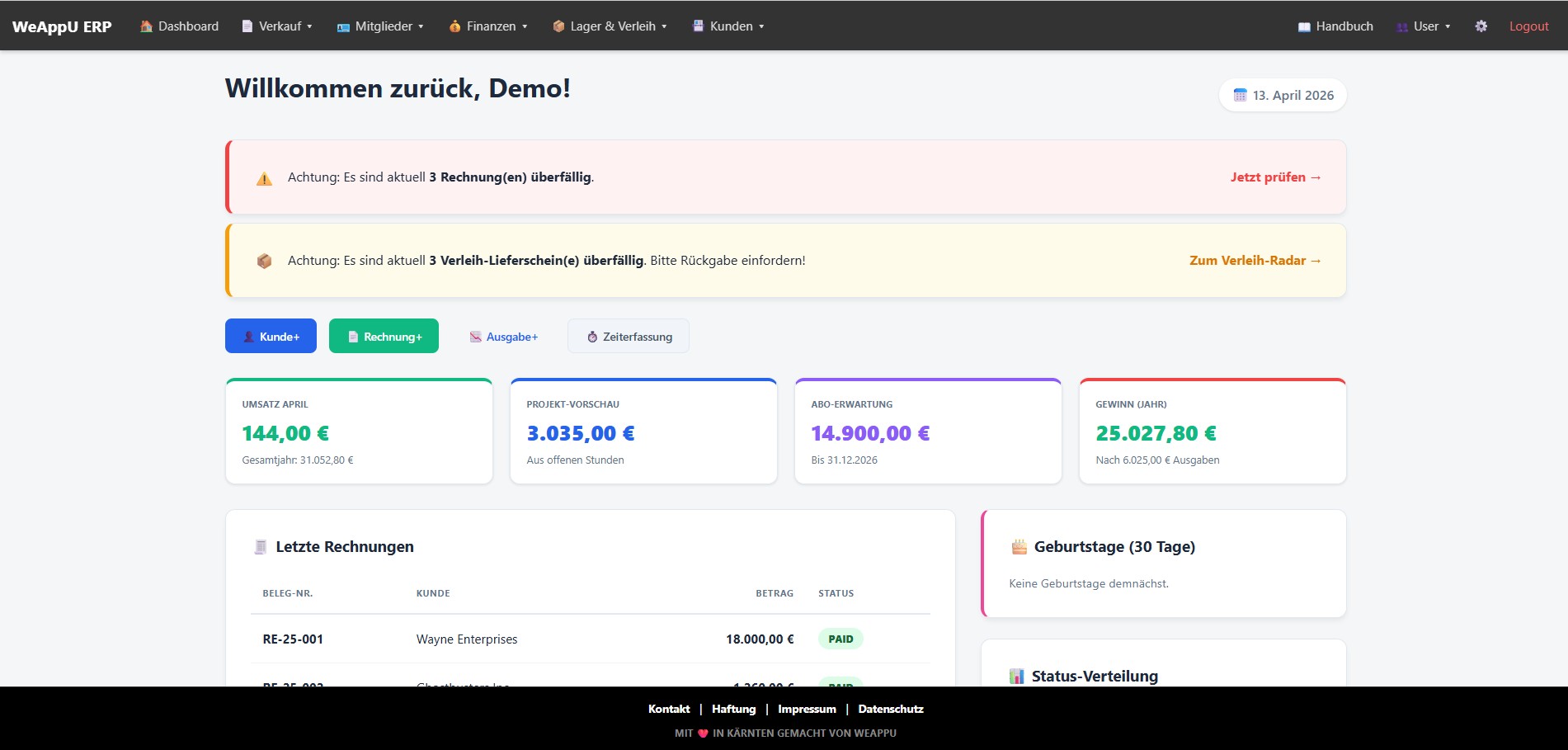 einfach-gebucht Screenshot
